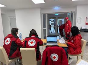 Slika: Podjela humanitarnih paketa u Općini Lekenik u sklopu projekta „Humanitarni paketi GDCK-a Virovitica i partnera“