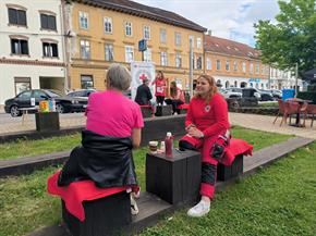 Slika: Aktivnost Čašica razgovora u sklopu Tjedna Crvenog križa