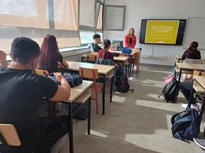 Slika: Radionica o mentalnom zdravlju u kriznim situacijama za učenike Strukovne škole Sisak