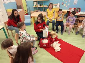 Slika: Edukativna radionica prve pomoći u Dječjem vrtiću Svete Marije Magdalene