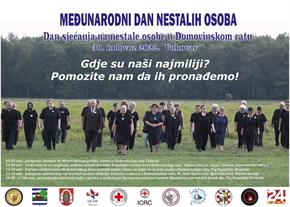 Slika: Međunarodni dan nestalih osoba i Dan sjećanja na nestale osobe u Domovinskom ratu