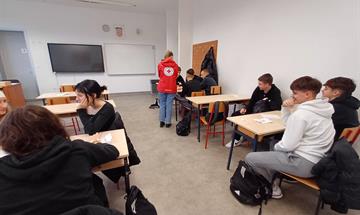 Slika: Edukativne radionice za učenike u Strukovnoj školi Sisak