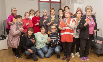 Slika: Radionica filcanja vune u Majuru – kreativno druženje u Dnevnom centru Zeleni brijeg