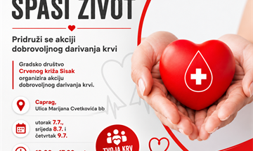 Slika: Akcija dobrovoljnog darivanja krvi u Capragu – pridružite se i spasite život