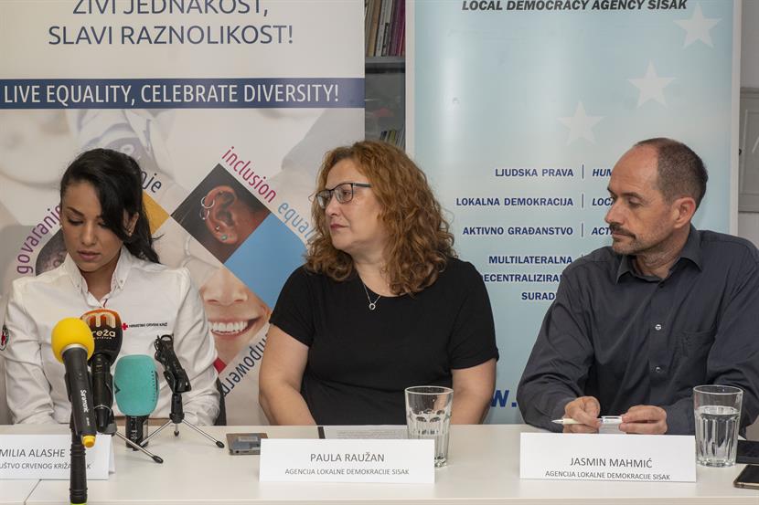 Slika: Sudjelovanje na tiskovnoj konferenciji „Živi jednakost, slavi raznolikost!“