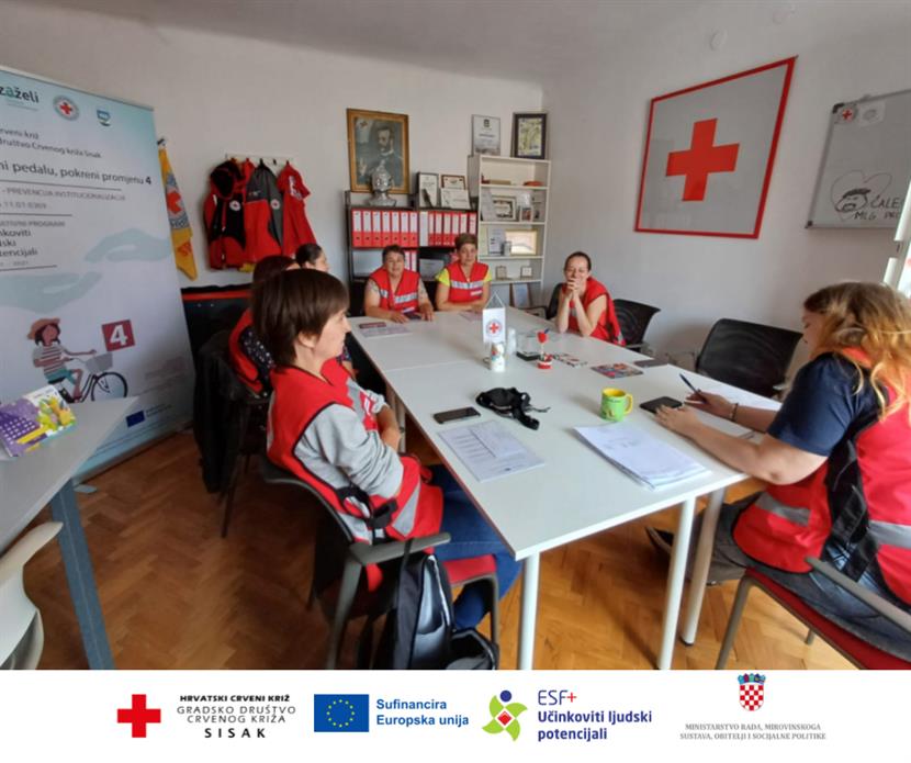 Slika: Okreni pedalu, pokreni promjenu 4 – podrška djelatnicama koje svakodnevno pomažu najpotrebitijima